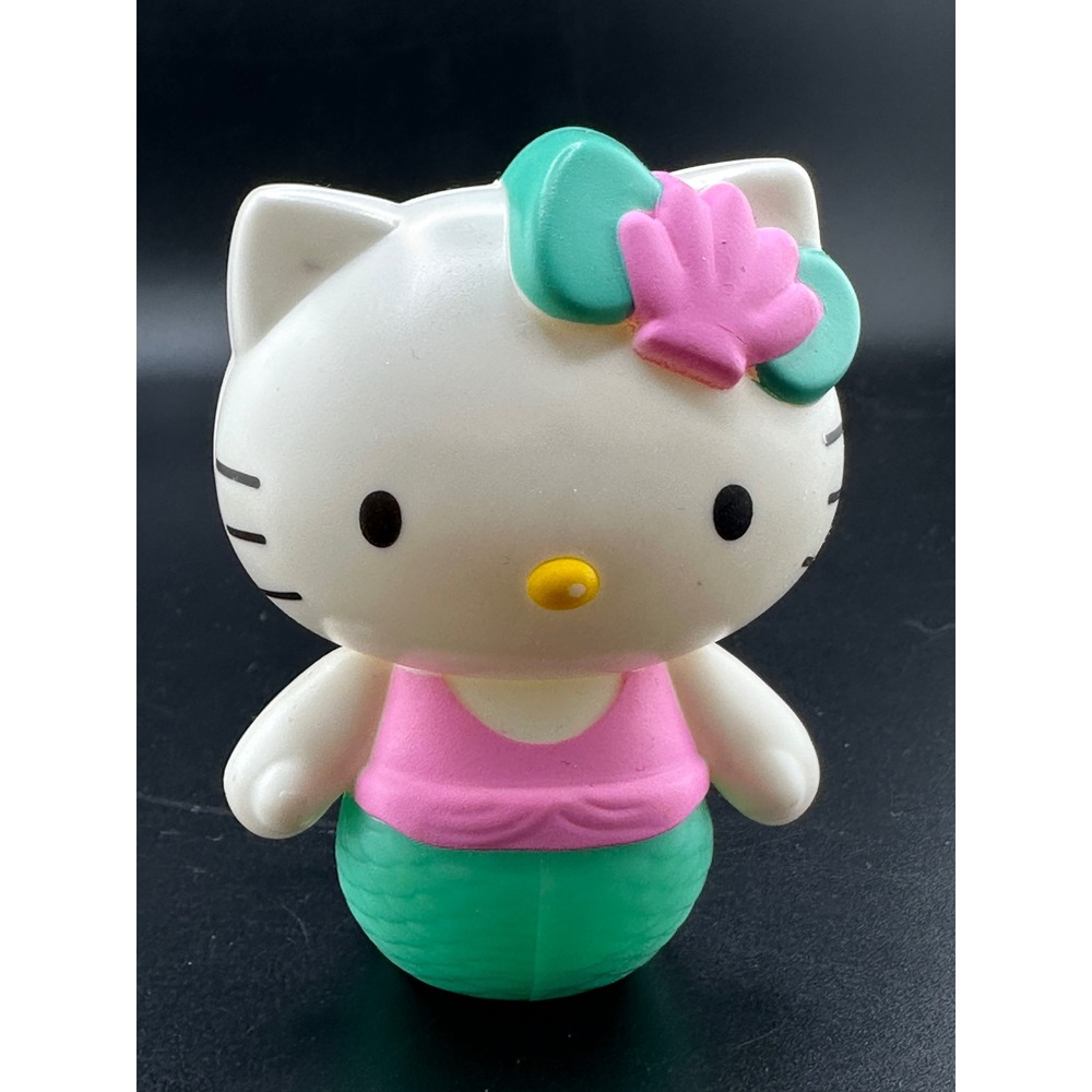 Sanrio Hello Kitty Mermaid McDonald's Toy 2019 Small Teal Pink 3" Collectible